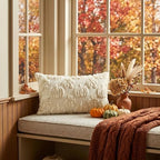 Beige Pumpkin Fall Throw Pillow Covers 12x20 Inch in 12x20 Inch, alternate view 3