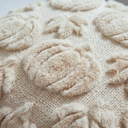 Beige Pumpkin Fall Throw Pillow Covers 12x20 Inch in 12x20 Inch, alternate view 6