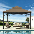 Beige Replacement Gazebo Cover Compatible with ABC 9X9ft in 9X9ft, alternate view 2