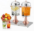 Beverage Dispenser, 4.4 Gallon with Ice Core Cold, Rose Gold
