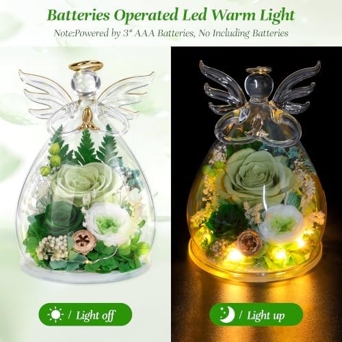 Birthday Gifts for Women, Christmas Rose Gifts for Girlfriend, Preserved Flowers for Delivery Prime, Real Roses, alternate