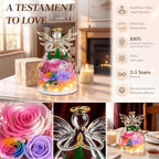 Birthday Gifts for Women Mom, Preserved Flowers for Delivery Prime | Christmas Rose Gifts for Women, Real Roses, alternate