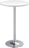 Bistro Pub Table Round Bar Height Cocktail Table for Home Bar, Round Bar Tables for Party, Dining Room, Living