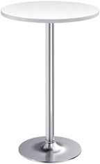 Bistro Pub Table Round Bar Height Cocktail Table for Home Bar, Round Bar Tables for Party, Dining Room, Living
