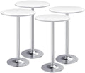 Bistro Pub Table Round Bar Height Cocktail Table for Home Bar, Round Bar Tables for Party, Dining Room, Living