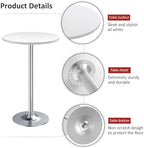 Bistro Pub Table Round Bar Height Cocktail Table for Home Bar, Round Bar Tables for Party, Dining Room, Living, alternate