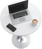 Bistro Pub Table Round Bar Height Cocktail Table for Home Bar, Round Bar Tables for Party, Dining Room, Living, alternate