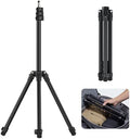 Black Aluminum Light Stand, 6.32ft Extendable Tripod for Strobe Lights, Webcams, Cameras & Softboxes
