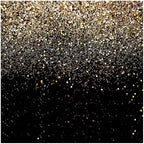 Black and Gold Backdrop 10x10ft 11176 in 10x10ft