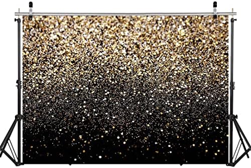 Black and Gold Backdrop 10x8ft 11176 in 10x8ft, alternate view 2