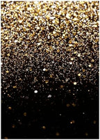 Black and Gold Backdrop 5x7ft 11176 in 5x7ft