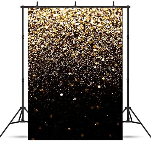 Black and Gold Backdrop 5x7ft 11176 in 5x7ft, alternate view 2