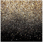 Black and Gold Backdrop Gold Spots Backdrop Vinyl Photography Backdrop Vintage Background for Family Birthday