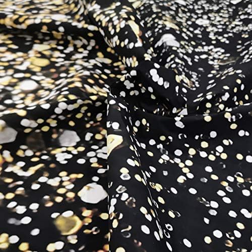 Black and Gold Backdrop Gold Spots Backdrop Vinyl Photography Backdrop Vintage Background for Family Birthday, alternate view