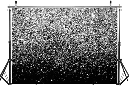 Black and Silvery Backdrop 8x6ft FW18 in 8x6ft, alternate view 2