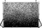 Black and Silvery Backdrop 8x6ft FW18 in 8x6ft, alternate view 2
