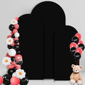 Black Arch Backdrop Cover 4FT 5FT 6FT Wedding Arch Covers Stretchy Backdrop Set of 3 for Baby Shower Birthday