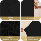 Black Arch Backdrop Cover 8×8 FT Square Spandex Arch Cover Stretchy Balloon Stand Cover for Halloween Backdrop, alternate