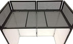 Black Arch Truss Combo Kit 7.6 ft. Height 5 ft. Width+DJ Facade W/40"x20" table Heavy-Duty Truss and B/W DJ, alternate view 6