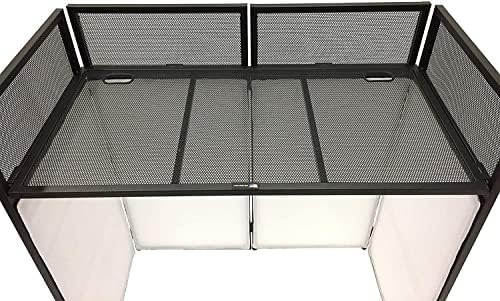 Black Arch Truss Combo Kit 7.6 ft. Height 5 ft. Width+DJ Facade W/40"x20" table Heavy-Duty Truss and B/W DJ, alternate view 6