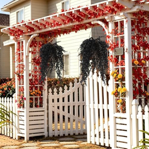 Black Artificial Hanging Gothic Plant 31.5" Fake Fall Greenery Vine, alternate view 2
