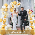 Black Balloon Arch Kit, 8.2ft & 6ft Half Balloon Arch Stand with Base, alternate view 2