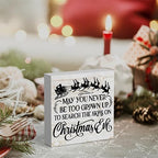 Black Christmas Decor - Indoor & Office Decor Signs - 'May You Never Be Too Grown Up' 5 x 5 Inches in 5 x 5, alternate view 5