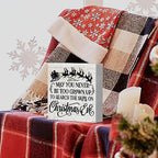 Black Christmas Decor - Indoor & Office Decor Signs - 'May You Never Be Too Grown Up' 5 x 5 Inches in 5 x 5, alternate view 6