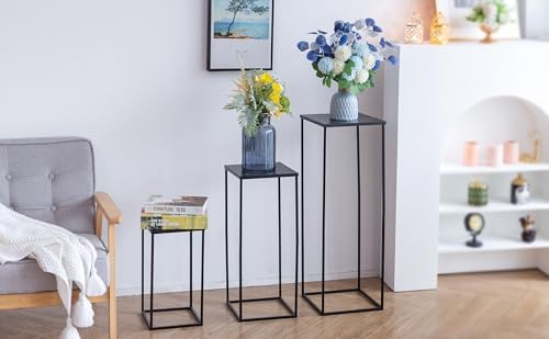 Black Cylinder Stand for Party: 15.7/23.6/31.5in, Set of 3 in EP Black, alternate view 6