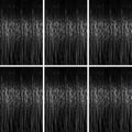 Black Foil Fringe Backdrop Curtains, 3.3x6.6ft, 6pcs in 3.3x6.6ft