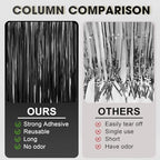 Black Foil Fringe Backdrop Curtains, 3.3x6.6ft, 6pcs in 3.3x6.6ft, alternate view 4