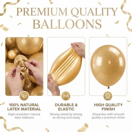 Black Gold Balloon Column Kit with Stand Base, Pole for Floor in 2 Count (Pack of 1) in Black Gold, alternate view 7