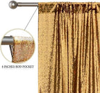 Black Gold Sequin Backdrop Curtain 4FTx8FT Glitter Apple Green Background Drapes Sparkle Photography Backdrop, alternate view