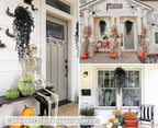 Black Hanging Flowers Faux Hanging Plants Black Artificial Plants, alternate view 6