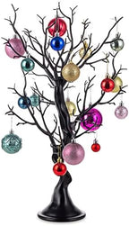 Black Ornament Tree, 22.8 Inch Artificial Halloween Spooky Branch in Black