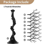 Black Ornament Tree, 22.8 Inch Artificial Halloween Spooky Branch in Black, alternate view 6