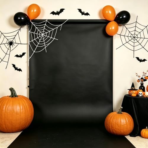 Black Photo Backdrop for Photoshoot, Fabric 8x10ft in 8x10ft, alternate view 2