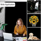 Black Photo Backdrop for Photoshoot, Fabric 8x10ft in 8x10ft, alternate view 6