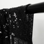 Black Sequin Backdrop, 10Ft x 10Ft Glitter Photography Background Curtains, Sequence Drapes for Party Baby, alternate view 3