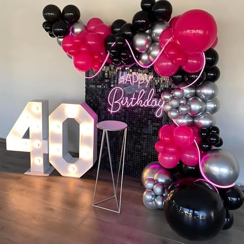 Black Shimmer Square Sequin Wall Panel Backdrop Decoration for Wedding, Anniversary, Birthday, Party, Photo, alternate view 3