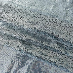 Black Silver Sequin Backdrop Curtain 4FTx8FT Glitter Black Background Drapes Sparkle Photography Backdrop for, alternate view