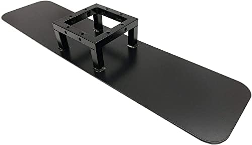 Black Square Metal Arch Truss 8 Ft. Width 7 ft. Height Portable DJ Lighting System Mobile Simple Bolt, alternate view 3