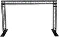Black Truss Arch KIT 14.5 FT Width 7 FT Height Mobile Portable DJ Lighting System Metal Arch Black Square Metal