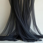 Black Tulle Backdrop Curtain with Lights for Decor, 10x8FT in 10x8FT, alternate view 5