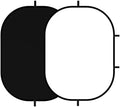 Black White Backdrop 59 x 39.3 in Pop Up Collapsible Background
