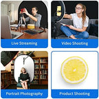Black White Backdrop 59 x 39.3 in Pop Up Collapsible Background, alternate view 3