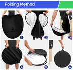 Black White Screen Chair Backdrop, 56inch Collapsible 2-in-1 Black Screen and White Screen Portable Pop Up, alternate view 5