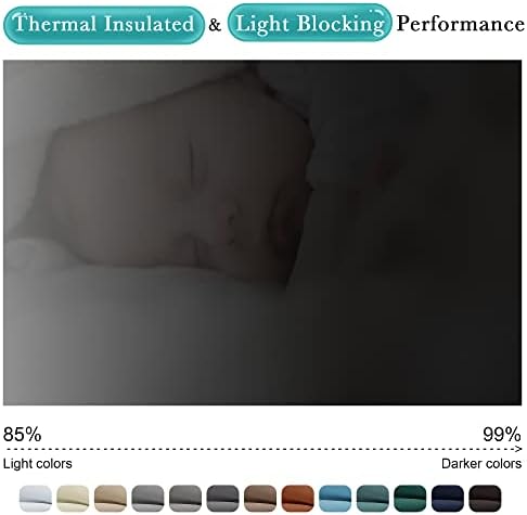 Blackout Bedroom Curtain for Patio Room Darkning, Rustproof Grommet Blackout Vertical Blind, Sunlight Blocking, alternate