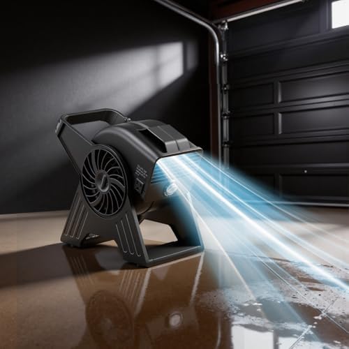 Blower Fan, 13 in Portable Utility Floor Fan, 300 CFM, 3 Speeds, Multi-Angle Airflow, Lightweight Portable High, alternate