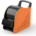 Blower Fan 185° Rotatable 3‐Speed Air Mover with 2 AC Outlets, Orange